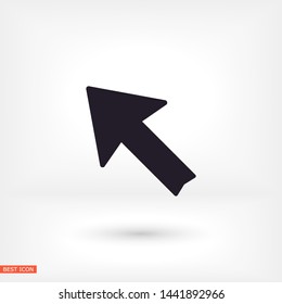 arrow vector icons , Lorem ipsum flat design