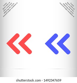 arrow vector icons , Lorem ipsum flat design
