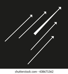 arrow, vector illustration