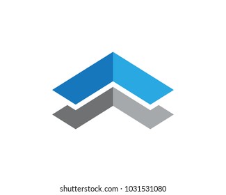 Arrow vector illustration icon Logo Template design