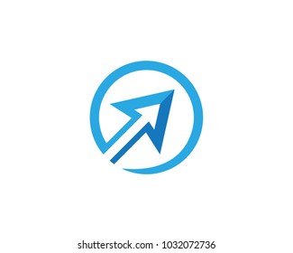 Arrow vector illustration icon Logo Template design