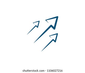 Arrow vector illustration icon Logo Template design