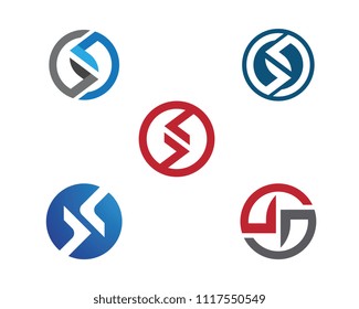Arrow vector illustration icon Logo Template design