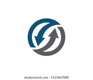 Arrow vector illustration icon Logo Template design
