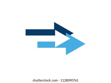 Arrow vector illustration icon Logo Template design