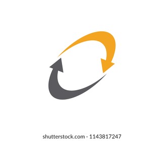 Arrow vector illustration icon Logo Template design
