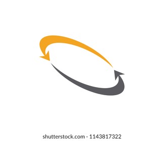 Arrow vector illustration icon Logo Template design