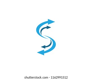 Arrow vector illustration icon Logo Template design