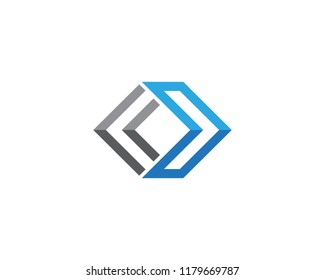 Arrow vector illustration icon Logo Template design