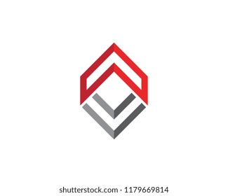 Arrow vector illustration icon Logo Template design