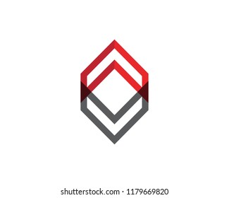 Arrow vector illustration icon Logo Template design