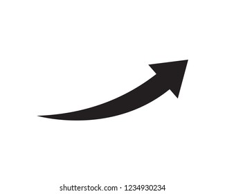 Arrow vector illustration icon Logo Template design