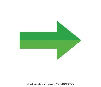 Arrow vector illustration icon Logo Template design