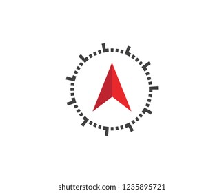 Arrow vector illustration icon Logo Template design