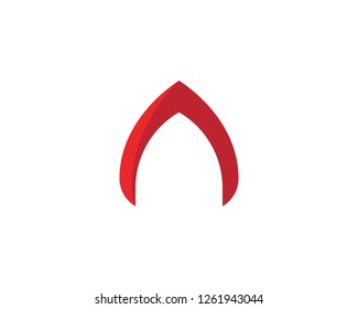 Arrow vector illustration icon Logo Template design