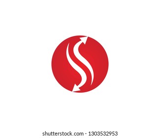 Arrow vector illustration icon Logo Template design