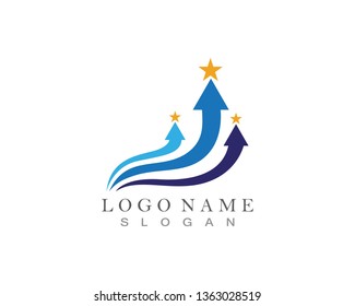 Arrow vector illustration icon Logo Template design