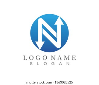 Arrow vector illustration icon Logo Template design