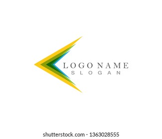Arrow vector illustration icon Logo Template design