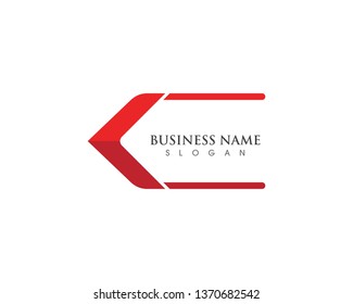 Arrow vector illustration icon Logo Template design