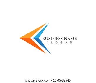 Arrow vector illustration icon Logo Template design