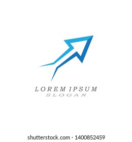 Arrow vector illustration icon Logo Template design