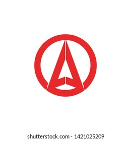 Arrow vector illustration icon Logo Template design