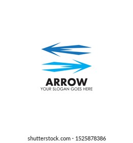 Arrow vector illustration icon Logo Template design