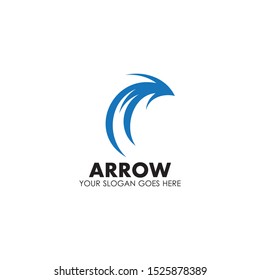 Arrow vector illustration icon Logo Template design