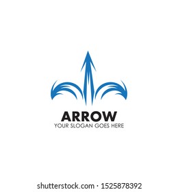 Arrow vector illustration icon Logo Template design