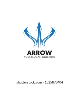 Arrow vector illustration icon Logo Template design