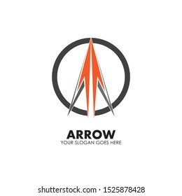 Arrow vector illustration icon Logo Template design