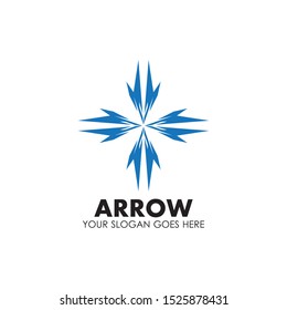 Arrow vector illustration icon Logo Template design