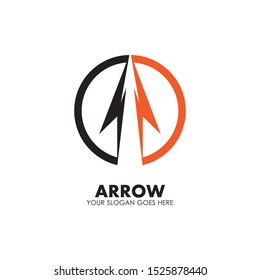 Arrow vector illustration icon Logo Template design