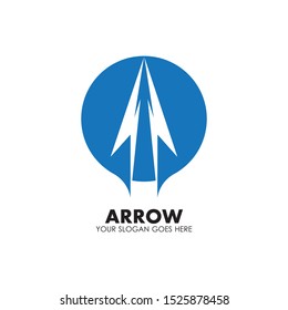 Arrow vector illustration icon Logo Template design