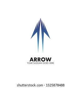 Arrow vector illustration icon Logo Template design