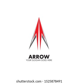 Arrow vector illustration icon Logo Template design