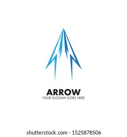 Arrow vector illustration icon Logo Template design