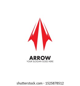 Arrow vector illustration icon Logo Template design