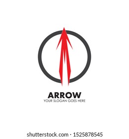 Arrow vector illustration icon Logo Template design