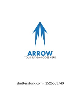 Arrow vector illustration icon Logo Template design