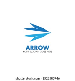 Arrow vector illustration icon Logo Template design