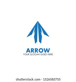 Arrow vector illustration icon Logo Template design