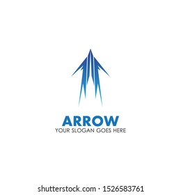 Arrow vector illustration icon Logo Template design