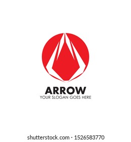 Arrow vector illustration icon Logo Template design