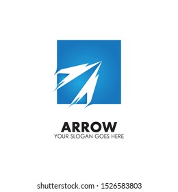 Arrow vector illustration icon Logo Template design