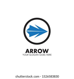 Arrow vector illustration icon Logo Template design