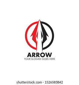 Arrow vector illustration icon Logo Template design