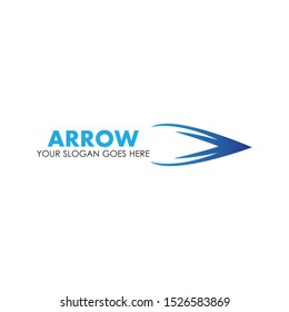 Arrow vector illustration icon Logo Template design