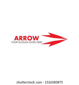 Arrow vector illustration icon Logo Template design